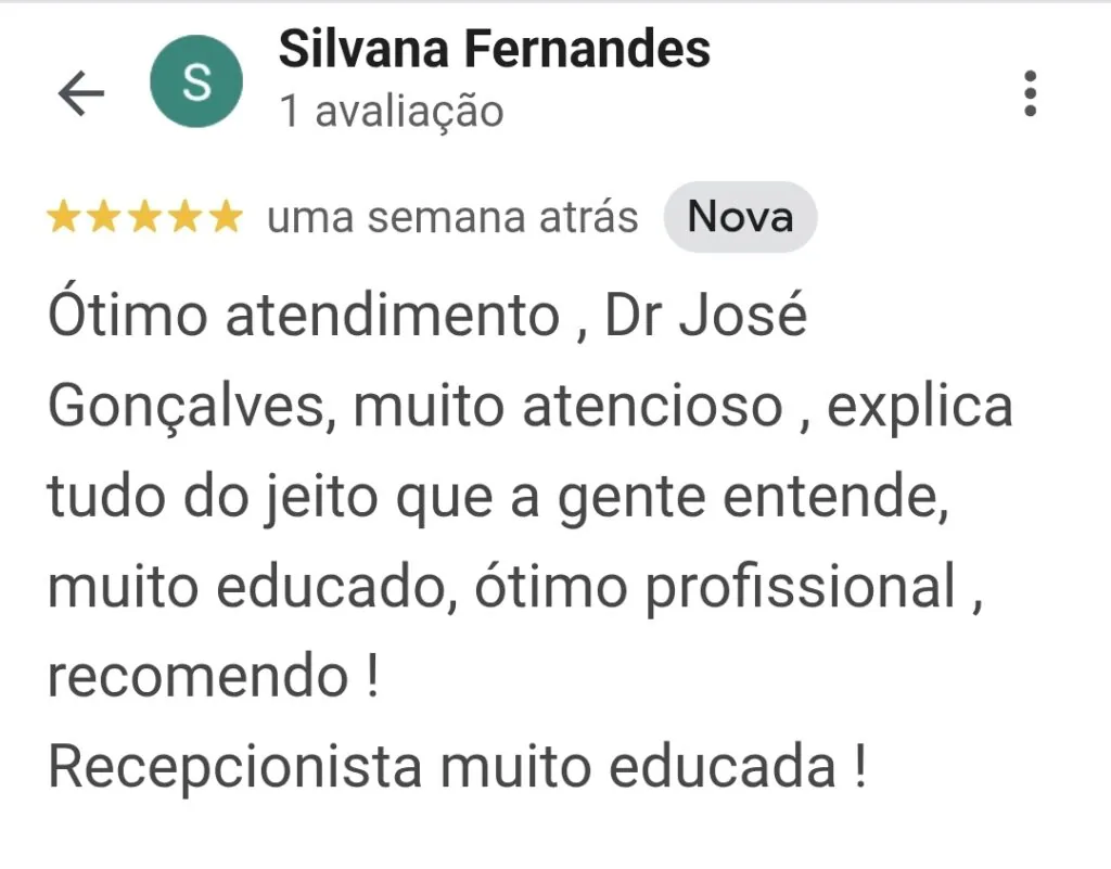 depoimento paciente dr. josé gonçalves urologista
